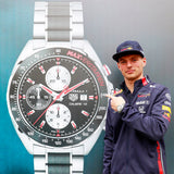 Tag Heuer Formula 1 Calibre 16 Max Verstappen Limited Edition Black Dial Two Tone Steel Strap Watch for Men - CAZ2018.BA0970 Authentic Buy Shop Now
