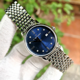 Maurice Lacroix Eliros Diamonds Blue Dial Silver Steel Strap Watch For Women - EL1094-SS002-450-1 Authentic Buy Shop Now