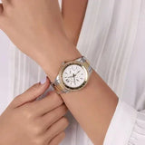 Fossil Stella Sport Multifunction Silver Dial Two Tone Steel Strap Watch for Women - ES5107 Authentic Buy Shop Now