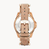 Fossil Riley White Dial Sand Leather Strap Watch for Women - ES3466 Authentic Buy Shop Now