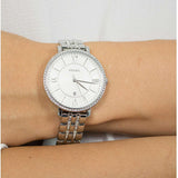 Fossil Jacqueline White Dial Silver Steel Strap Watch for Women - ES3545 Authentic Buy Shop Now
