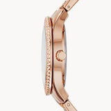 Fossil Stella Rose Gold Dial Rose Gold Steel Strap Watch for Women - ES3590 Authentic Buy Shop Now