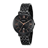 Fossil Jacqueline Black Dial Black Mesh Bracelet Watch for Women - ES3614 Authentic Buy Shop Now