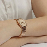Fossil Tailor Rose Gold Dial Rose Gold Stainless Steel Strap Watch for Women - ES3713 Authentic Buy Shop Now