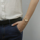 Fossil Tailor Rose Gold Dial Rose Gold Stainless Steel Strap Watch for Women - ES3713 Authentic Buy Shop Now