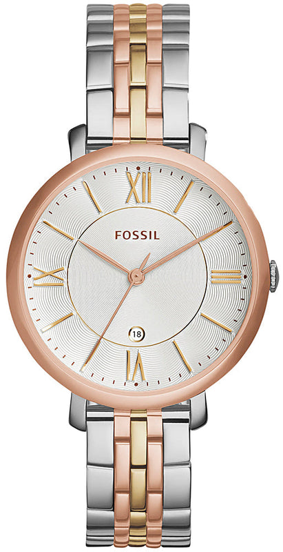 Fossil Jacqueline White Dial Two Tone Steel Strap Watch for Women - ES3844 Authentic Buy Shop Now