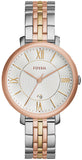 Fossil Jacqueline White Dial Two Tone Steel Strap Watch for Women - ES3844 Authentic Buy Shop Now