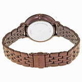 Fossil Jacqueline Brown Dial Brown Steel Strap Watch for Women - ES4100 Authentic Buy Shop Now