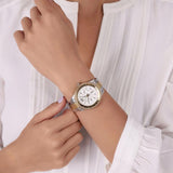 Fossil Stella Sport Multifunction Silver Dial Two Tone Steel Strap Watch for Women - ES5107 Authentic Buy Shop Now