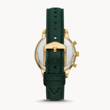 Fossil Neutra Chronograph Green Dial Green Leather Strap Watch for Women - ES5239 Authentic Buy Shop Now