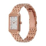 Fossil Raquel Three Hand Date White Dial Rose Gold Steel Strap Watch For Women - ES5271 Authentic Buy Shop Now