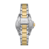 Fossil Blue Dive Three Hand Black Dial Two Tone Steel Strap Watch For Women - ES5349 Authentic Buy Shop Now