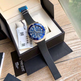 Tag Heuer Aquaracer Chronograph Blue Dial Black Rubber Strap Watch for Men - CAY111B.FT6041 Authentic Buy Shop Now