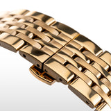 Emporio Armani Classic Chronograph Black Dial Gold Steel Strap Watch For Men - AR1893 Authentic Buy Shop Now