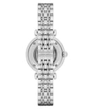 Emporio Armani Meccanico Mother of Pearl Dial Silver Steel Strap Watch For Women - AR1991 Authentic Buy Shop Now
