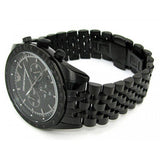 Emporio Armani Tazio Chronograph Black Dial Black Steel Strap Watch For Men - AR5989 Authentic Buy Shop Now