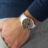 Emporio Armani Quartz Grey Dial Silver Steel Strap Watch For Men - AR11047 Authentic Buy Shop Now