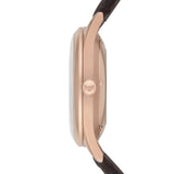 Emporio Armani Meccanico White Dial Brown Leather Strap Watch For Men - AR1920 Authentic Buy Shop Now