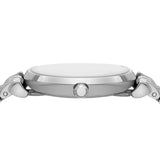 Emporio Armani Gianni T-Bar Quartz Silver Dial Silver Steel Strap Watch For Women - AR11445 Authentic Buy Shop Now