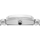 Emporio Armani Gianni T-Bar Quartz White Dial Silver Steel Strap Watch For Women - AR11405 Authentic Buy Shop Now