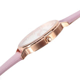 Emporio Armani Kappa Mother Of Pearl White Dial Pink Leather Strap Watch For Women - AR11130 Authentic Buy Shop Now