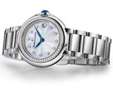 Maurice Lacroix Fiaba Diamonds Mother of Pearl Dial Silver Steel Strap Watch for Women - FA1004-SD502-170-1 Authentic Buy Shop Now