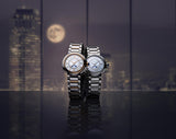 Maurice Lacroix Fiaba Moonphase Mother of Pearl Dial Two Tone Steel Strap Watch for Women - FA1084-PVP13-150-1 Authentic Buy Shop Now