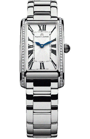 Maurice Lacroix Fiaba Diamonds White Dial Silver Steel Strap Watch for Women - FA2164-SD532-118 Authentic Buy Shop Now