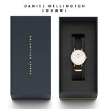 Daniel Wellington Classic Petite Cornwall White Dial Green NATO Strap Watch For Women - DW00100253 Authentic Buy Shop Now