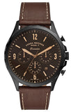 Fossil Forrester Chronograph Black Dial Brown Leather Strap Watch for Men - FS5608 Authentic Buy Shop Now