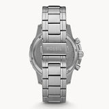 Fossil Dean Chronograph Black Dial Silver Steel Strap Watch for Men - FS4542 Authentic Buy Shop Now