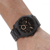 Fossil Machine Chronograph Black Dial Black Steel Strap Watch for Men - FS4682 Authentic Buy Shop Now