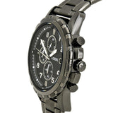 Fossil Dean Chronograph Black Dial Black Steel Strap Watch for Men - FS4721 Authentic Buy Shop Now