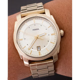 Fossil Machine Gold Dial Gold Steel Strap Watch for Men - FS5264 Authentic Buy Shop Now