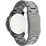 Fossil Townsman Chronograph Black Dial Silver Steel Strap Watch for Men - FS5349 Authentic Buy Shop Now
