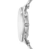 Fossil Neutra Chronograph Black Dial Silver Steel Strap Watch for Men - FS5384 Authentic Buy Shop Now
