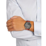 Fossil The Minimalist 3H Grey Dial Brown Leather Strap Watch for Men - FS5479 Authentic Buy Shop Now