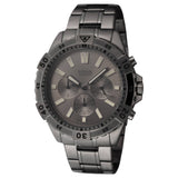 Fossil Garrett Chronograph Grey Dial Grey Steel Strap Watch for Men - FS5621 Authentic Buy Shop Now