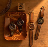 Fossil Bronson Chronograph Black Dial Brown Leather Strap Watch for Men - FS5856 Authentic Buy Shop Now