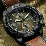 Fossil Bronson Chronograph Black Dial Brown Leather Strap Watch for Men - FS5856 Authentic Buy Shop Now