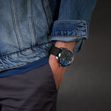 Diesel Mega Chief Chronograph Black Dial Black Nylon Strap Watch For Men - DZ4500 Authentic Buy Shop Now