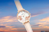 Fossil Jacqueline Three Hand Mother of Pearl Dial Pink Leather Strap Watch for Women - ES4671 Authentic Buy Shop Now