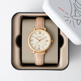Fossil Jacqueline White Dial Brown Leather Strap Watch for Women - ES3487 Authentic Buy Shop Now