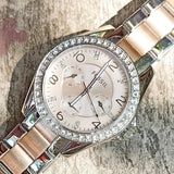 Fossil Riley Multifunction Rose Gold Dial Two Tone Steel Strap Watch for Women - ES4145 Authentic Buy Shop Now