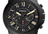 Fossil Grant Chronograph Black Dial Brown Leather Strap Watch for Men - FS5241 Authentic Buy Shop Now