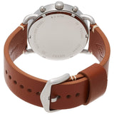 Fossil The Commuter Blue Dial Brown Leather Strap Watch for Men - FS5401 Authentic Buy Shop Now