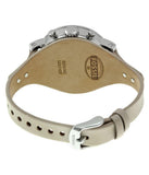 Fossil Boyfriend White Dial Beige Leather Strap Watch for Women - ES3811 Authentic Buy Shop Now