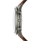 Fossil Townsman Chronograph Gray Dial Brown Leather Strap Watch for Men - FS5522 Authentic Buy Shop Now