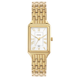 Fossil Raquel Three Hand Date White Dial Gold Steel Strap Watch For Women - ES5220 Authentic Buy Shop Now
