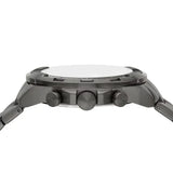 Fossil Bronson Chronograph Black Dial Grey Steel Strap Watch for Men - FS5852 Authentic Buy Shop Now
